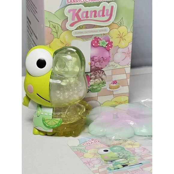 Kandy x Sanrio Floral Daydream Series Keroppi 3” Figure Key Lime Pie New - Picture 7 of 7